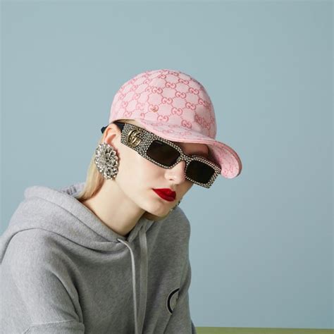 casquette rose gucci|casquette gucci homme luxe.